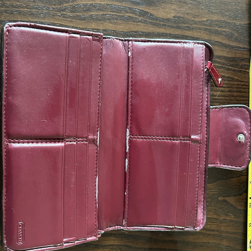 Coach patent leather bag + wallet - Picture 9 of 13